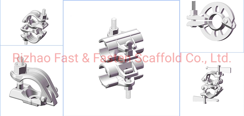 Hot Sale Frame Construction Scaffolding Galvanized Steel Pipe Swivel Coupler for Frame Scaffolding