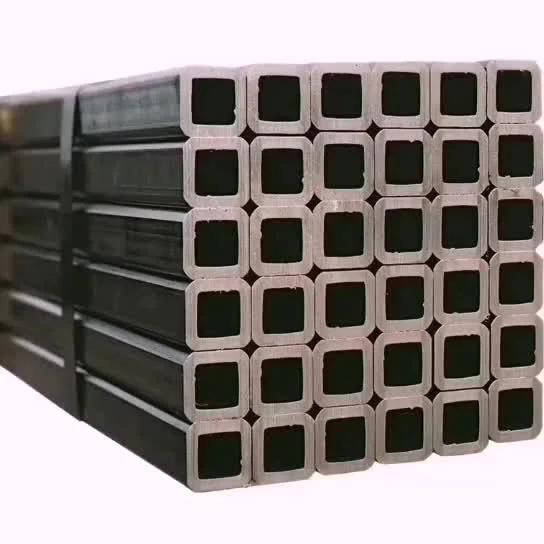 Fournisseur de tubes en acier de fer carré 100X100 ERW Shs Ms Section creuse carrée pour matériaux de construction