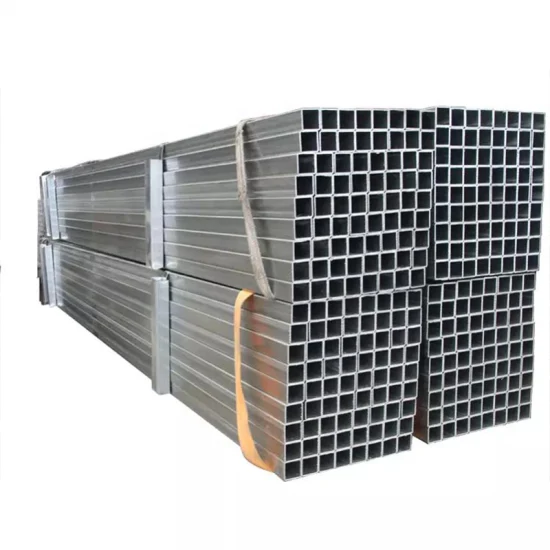 Revêtement de zinc plongé à chaud 40*40mm FR10255 Programme 40 Tube rond en acier galvanisé laminé à froid/tuyau en acier carré soudé galvanisé Gi pour échafaudages