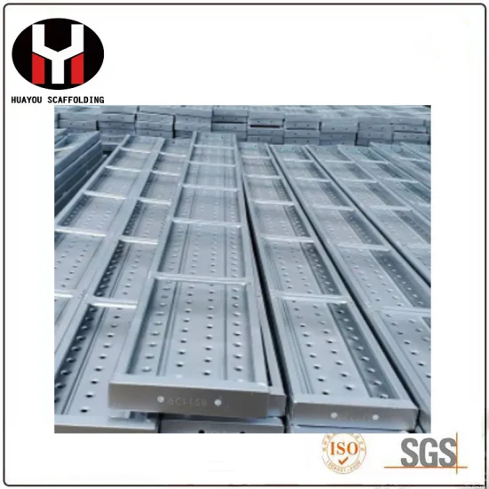Panneau d'acier de matériaux de construction planche d'échafaudage en métal planche d'échafaudage en métal pour plate-forme de construction